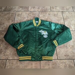 Oakland Athletics 80s/90s Vintage Chalk Line Satin Jacket Men's Medium